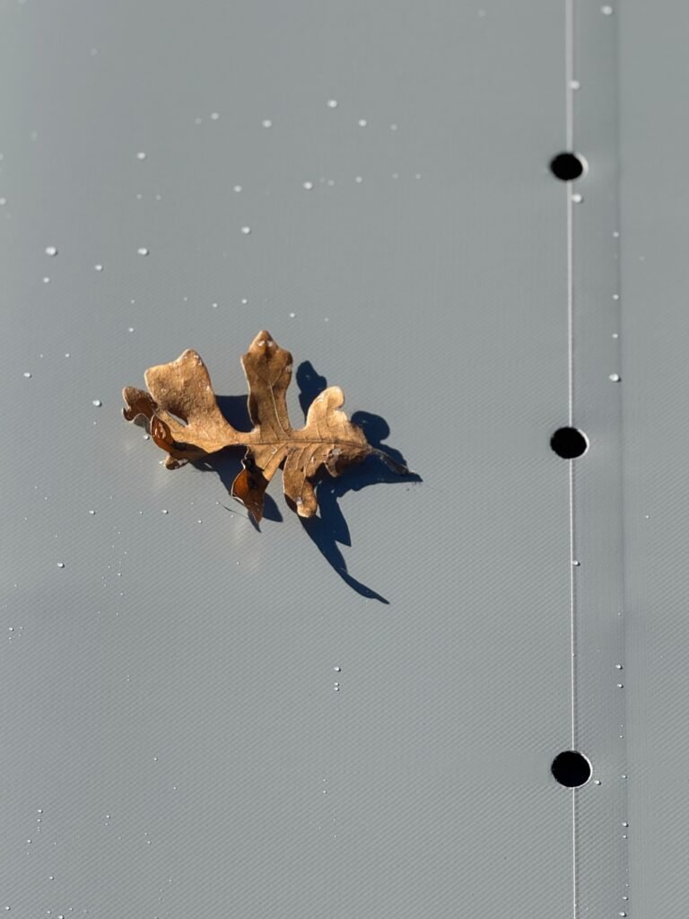 A lead on a gray spa cover - coverseal