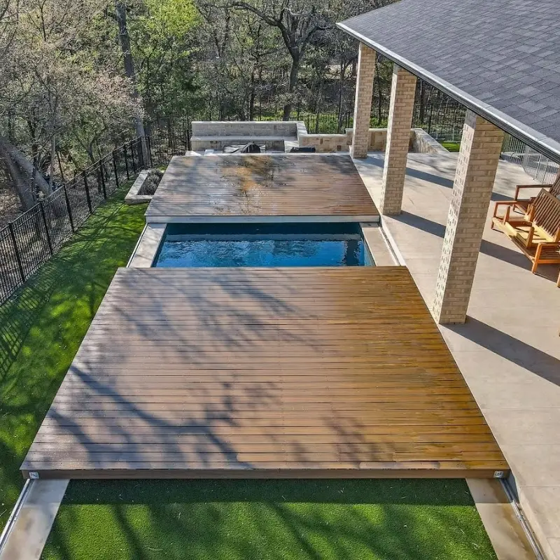 S-LIDE Pool Cover - 2 platforms