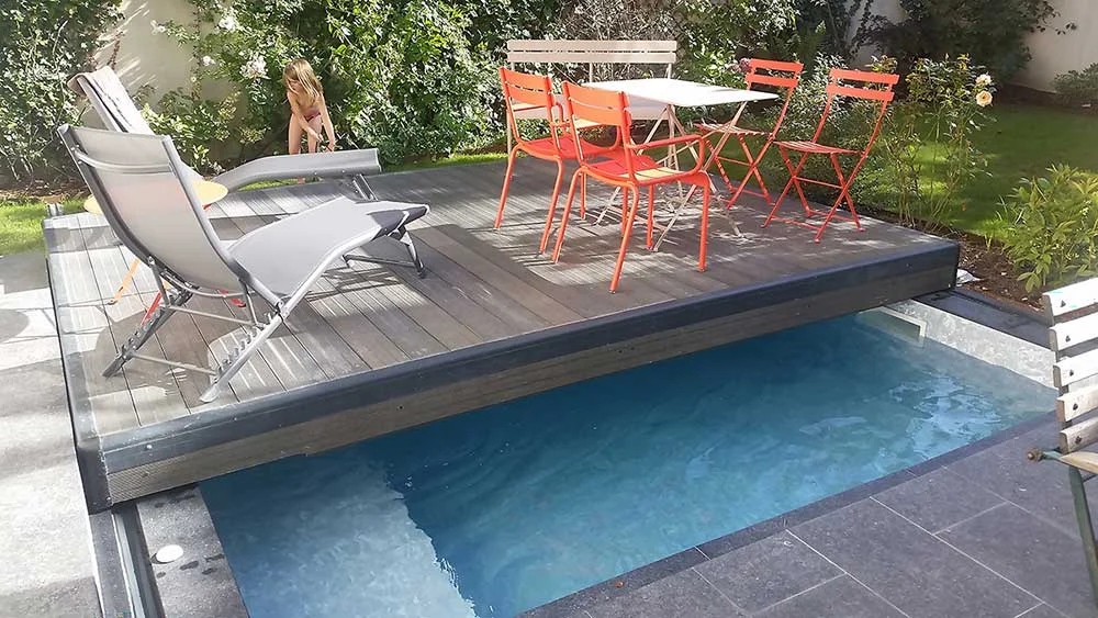 - Automatic pool cover partially open during a safe visual inspection of normal movement and closure